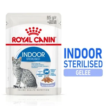 ROYAL CANIN Indoor Sterilised 12x85g In Gelee 3 ROYAL CANIN Indoor Sterilised 12x85g In Gelee