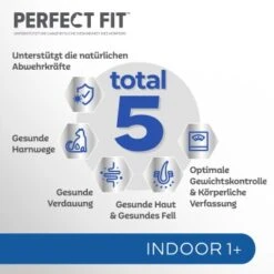 PERFECT FIT Beutel Indoor 1+ Huhn 5x1,4 Kg 19 PERFECT FIT Beutel Indoor 1+ Huhn 5x1,4 Kg -Katzenartikel 20fb4f6c727ed38ed124b04fd1cc9bf5d7d9533b 1002911003 5