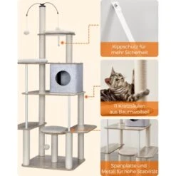 FEANDREA  Kratzbaum 360° drehbare Plüschbälle -Katzenartikel 3687f0de45aacfacd94b6a4f95464f96571c701e 1497605 de DE 914d8271477942c0b6c61049a6a15d471083d3300NPse3
