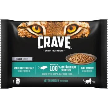 CRAVE Multipack Sauce 13x4x85g Thunfisch 3 CRAVE Multipack Sauce 13x4x85g Thunfisch