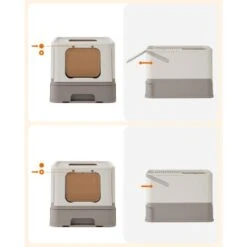 FEANDREA Katzentoilette, Mit Deckel Grau -Katzenartikel 523bb716edc5a3f31f61492311643f04e0e70b77 1483585 de DE 77290ba9ddd0334acd592f96597fad4f548b2e0bOBwZxn