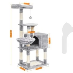 FEANDREA Kletterbaum 138cm Hellgrau Hellgrau -Katzenartikel 696b367b5afadab350fd970565ec5f74e3ffb9a3 1483605 de DE a98de6081ff36f51694c300d12062f1ad37d0171Q4u73L