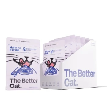 The Better Cat Nassfutter Huhn & Forelle 595 G 3 The Better Cat Nassfutter Huhn & Forelle 595 G