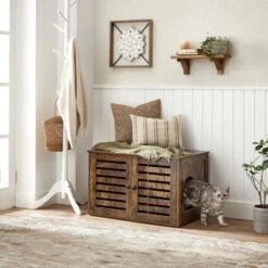 FEANDREA Katzenklo Mit Tür Vintagebraun -Katzenartikel 81244640094d70d3974162b7e4a77ac75e961035 1483580 de DE 823c7fea2fbdc7b9034265630c39600637b36d65SYUDp4