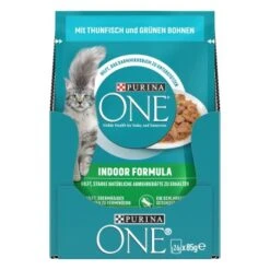 Purina ONE Indoor Formula Mit Thunfisch & Grünen Bohnen 26x85g -Katzenartikel 821bdc88e8f59a3770f7f28fc98670a48b450456 1099273 de DE purina one 2