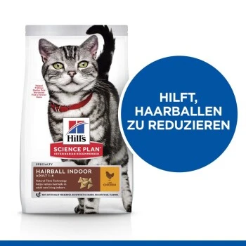 Hill's Science Plan Hairball Indoor Adult Mit Huhn 3 Kg 6 Hill's Science Plan Hairball Indoor Adult Mit Huhn 3 Kg – Bild 4