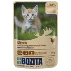 BOZITA Kitten Häppchen 12x85g Hühnchen