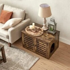 FEANDREA Katzenklo Mit Tür Vintagebraun -Katzenartikel 96098b13802ff8194de48c14981f09a0be9045c8 1483580 de DE 080b34a86b49546369faa52703494cf5e8c777eeZHumaQ