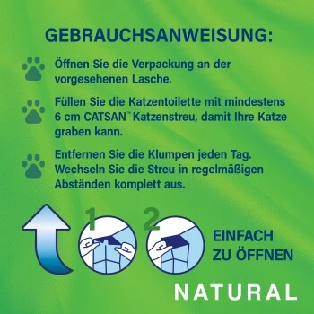 CATSAN Natural Klumpstreu 20 L 7 CATSAN Natural Klumpstreu 20 L – Bild 5
