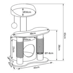 Lionto Kratzbaum Höhe 65 Cm Braun/ Beige -Katzenartikel 9dff16c48aaa1b4e9913293320bd43219dd1e59a 1651776 de DE 8629986d4a6742d9d00d116b67418d61cb591e61kWbhlE