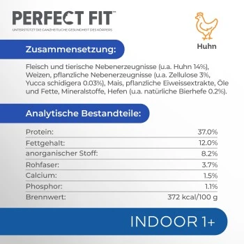 PERFECT FIT Beutel Indoor 1+ Huhn 5x1,4 Kg 7 PERFECT FIT Beutel Indoor 1+ Huhn 5x1,4 Kg – Bild 5