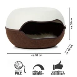 Canadian Cat Company Filz Katzennest 2.0 Weiß -Katzenartikel a92e79a6565c50f37bc435bd198c7f82e59b1d32 1412670 de DE 5965926908f899951e9568f9c66ae452daa472ddkNrUrB