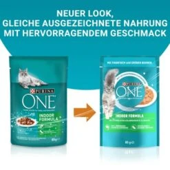 Purina ONE Indoor Formula Mit Thunfisch & Grünen Bohnen 26x85g -Katzenartikel b12b4579002054f5505ad54817792e5b351fdf42 1099273 de DE purina one 7