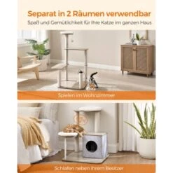 FEANDREA  Kratzbaum 360° drehbare Plüschbälle -Katzenartikel b75747cc6c83dad874581ac064a154e919e9f3bb 1497605 de DE 43c10f183ab7d30ffe9078e25d5d608ca6069af9Ivw30L