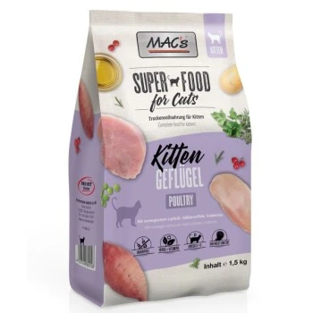 MAC's Superfood For Cats Kitten 1,5kg 3 MAC's Superfood For Cats Kitten 1,5kg