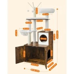 FEANDREA Kratzbaum Mit Katzentoilette Braun Braun 15 FEANDREA Kratzbaum Mit Katzentoilette Braun Braun -Katzenartikel d50d450fc1e10f13a9603e4b6fa5efb27058367a 1483588 de DE e8ebd17f283e8ea5a5b5322b4bc3d926e00fd49aDJoCZv