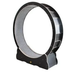 Canadian Cat Company Katzenlaufrad Aus Holz XL Schwarz