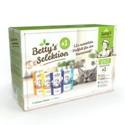 Betty's Landhausküche Selektion Nr.1 Frischebeutel 12 X 100g Für Katze