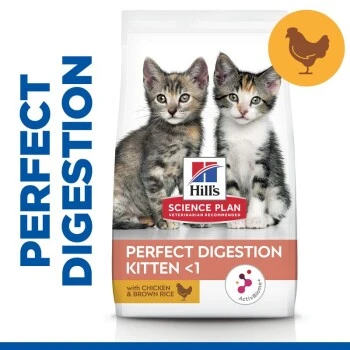 Hill's Science Plan Perfect Digestion Kitten Mit Huhn Und Reis 1,5 Kg 6 Hill's Science Plan Perfect Digestion Kitten Mit Huhn Und Reis 1,5 Kg – Bild 4