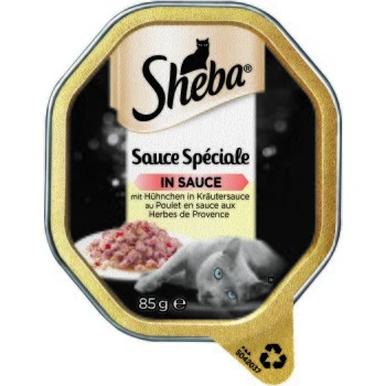 Sheba Sauce Spéciale Mit Hühnchen In Kräutersauce 22 X 85g 3 Sheba Sauce Spéciale Mit Hühnchen In Kräutersauce 22 X 85g