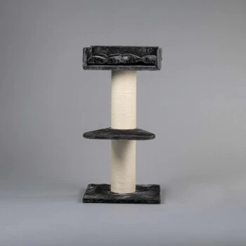 RHR Quality Kratzbaum Maine Coon Lounge Anthrazit/ Creme 4 RHR Quality Kratzbaum Maine Coon Lounge Anthrazit/ Creme – Bild 2